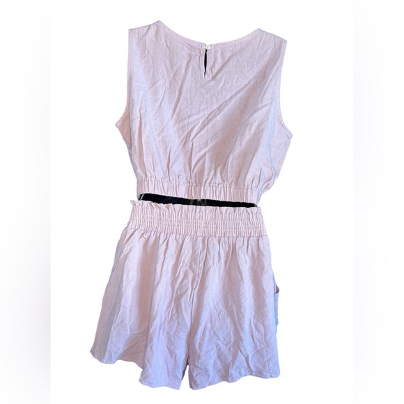 Automet womens Sleeveless Round Neck Crop Tank Top and High Waisted Short NWT - Picture 5 of 12